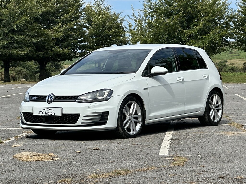Volkswagen Golf Hatchback 2.0 Tdi Gtd Nav, White, Diese GV66ZFZ White #2