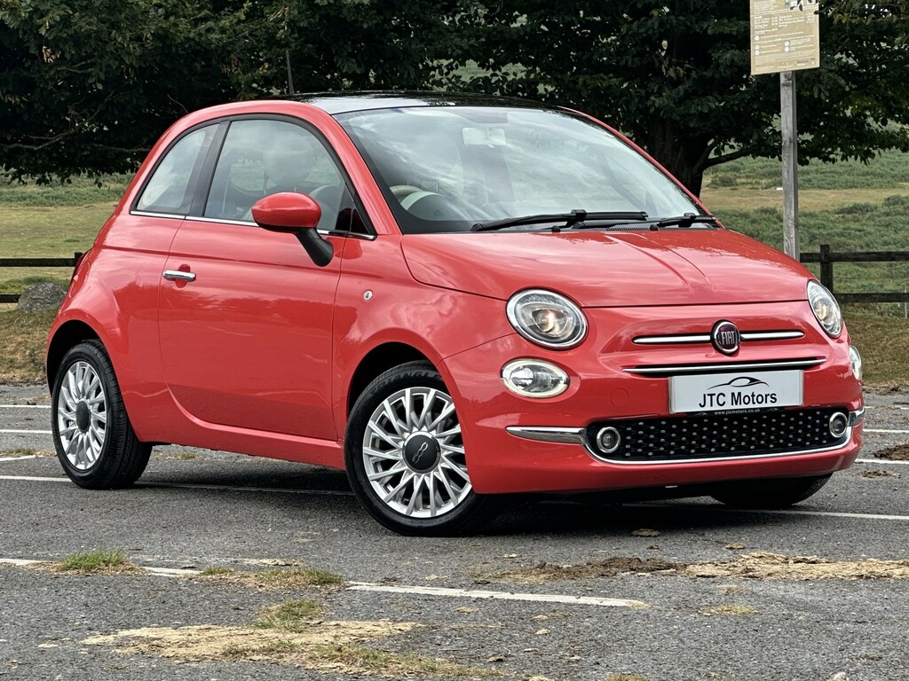 Fiat 500 Hatchback 1.2 Lounge Man, Pink Lovel WL17FJY Pink