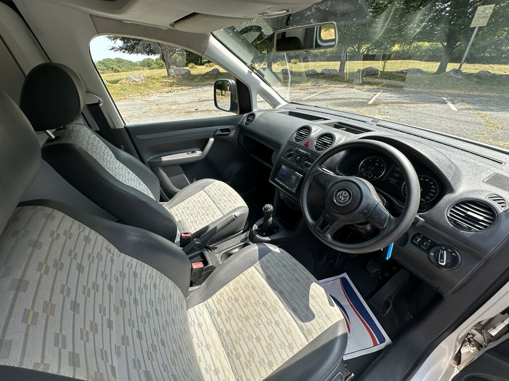 Volkswagen Caddy 1.6 Tdi C20 Startline Man, White, Great V White #4