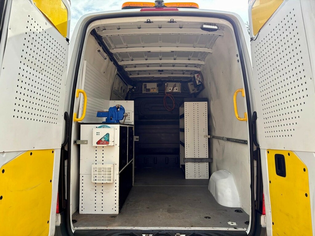 Mercedes-Benz Sprinter Panel Van White #7