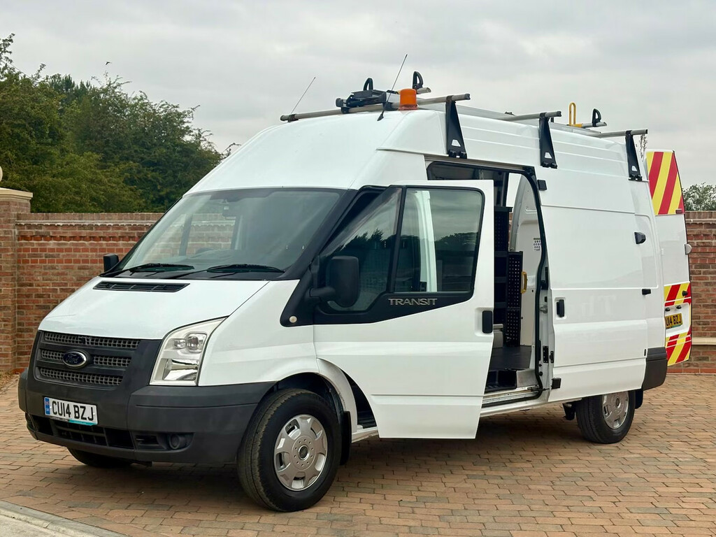 Ford Transit Custom Lwb Luton Low Miles One Owner New Shape Excellen White #1