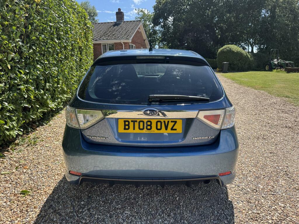 Subaru Impreza Rx Blue #4