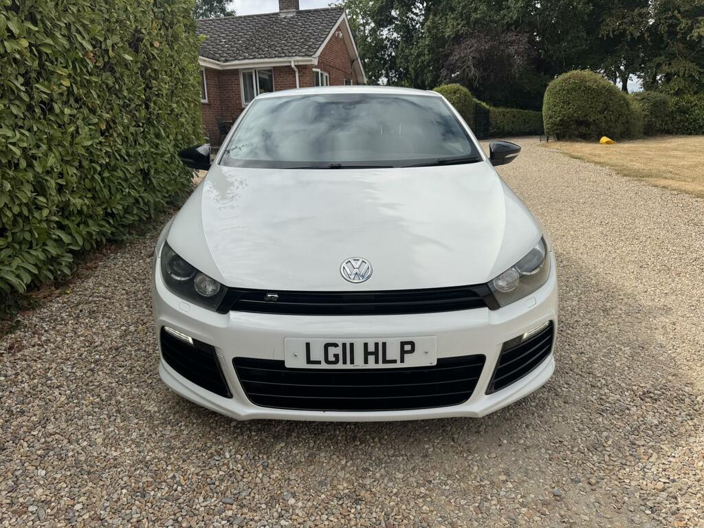 Volkswagen Scirocco R White #4