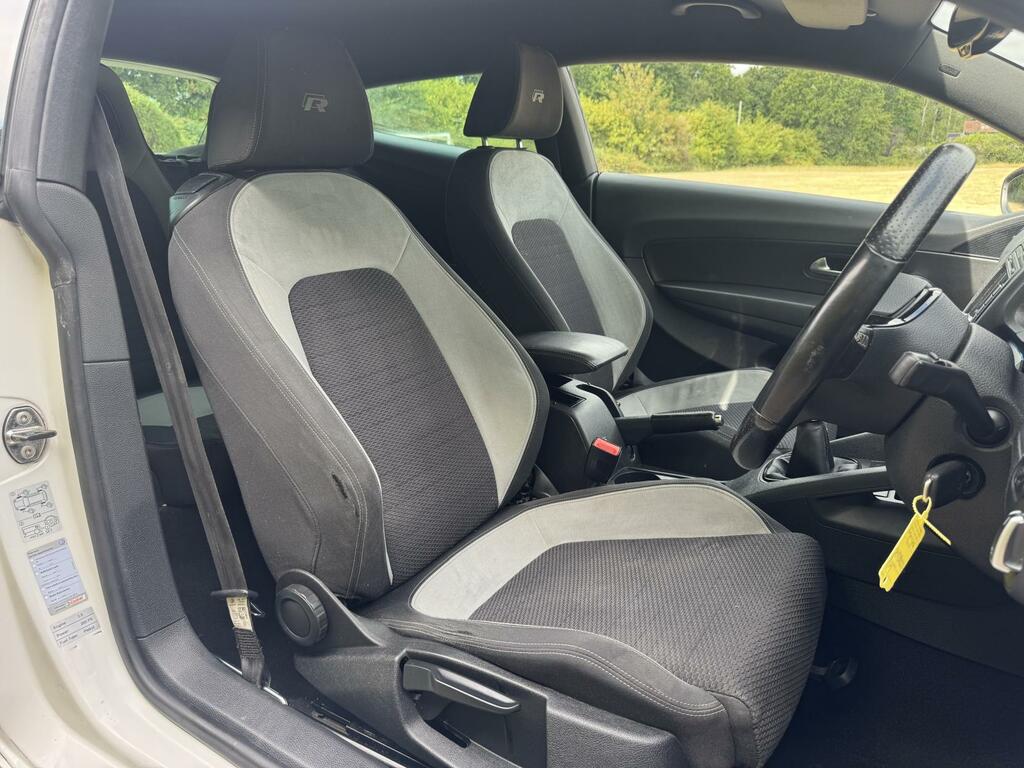 Volkswagen Scirocco R White #5