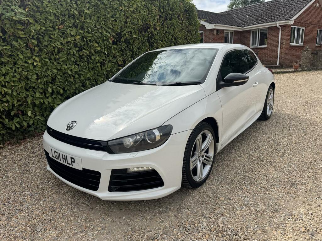 Volkswagen Scirocco R White #3