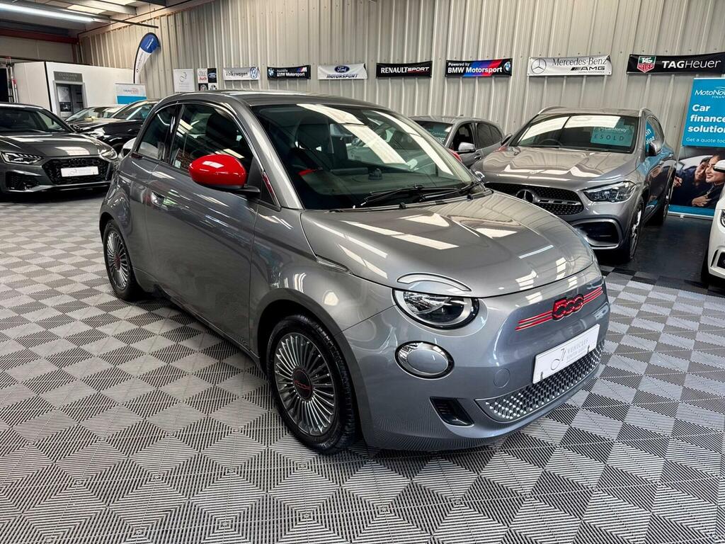 Fiat 500E Hatchback 42Kwh Red 202222 Grey