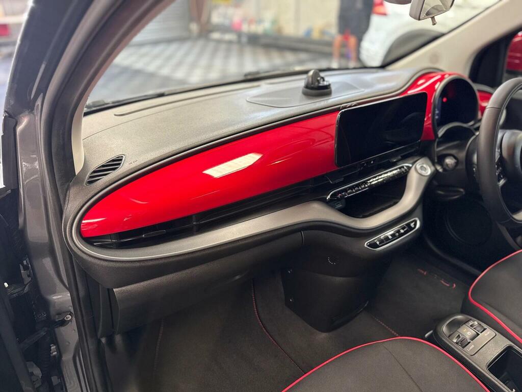 Fiat 500E Red Sat Black #13