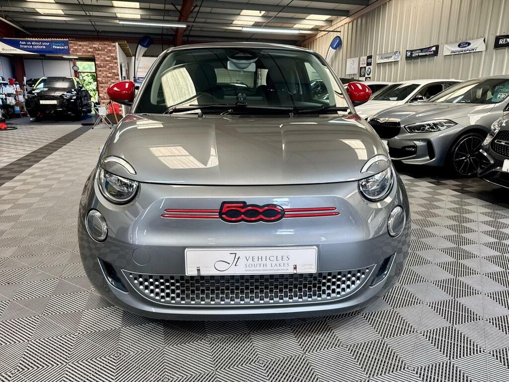 Fiat 500E Red Sat Black #7