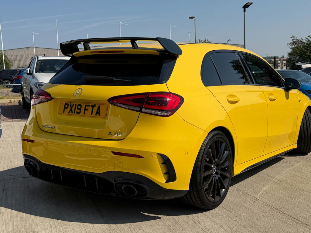 Mercedes-Benz A Class 2.0 A35 Amg Executive Hatchback Spds PX19FTA Yellow #4