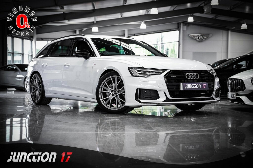 Audi A6 Avant 2.0 Tdi 40 Black Edition S Tronic Quattro Euro 6 White