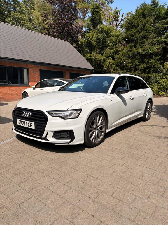 Audi A6 Avant 2.0 Tdi 40 Black Edition S Tronic Quattro Euro 6 White