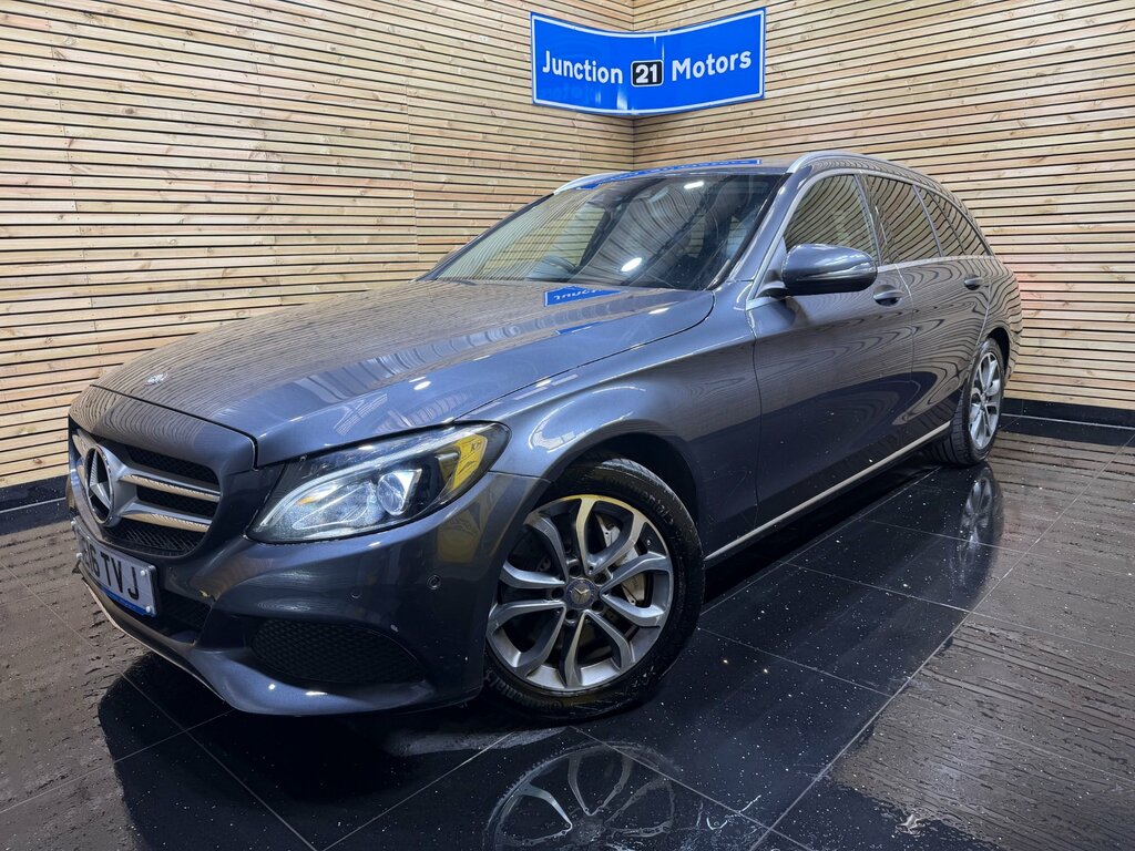Mercedes-Benz C Class 2.0 C350e 6.4Kwh Sport Estate Plug-in H Grey