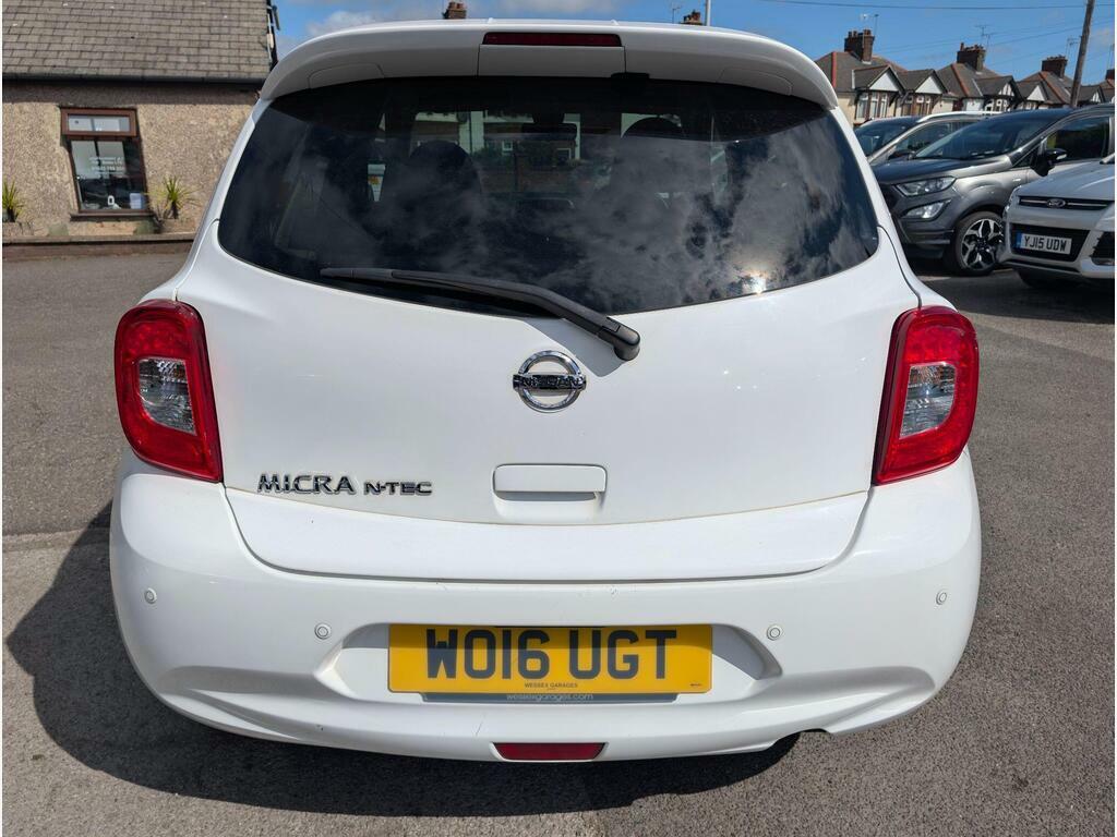 Nissan Micra 1.2 N-tec Euro 6 WO16UGT White #6