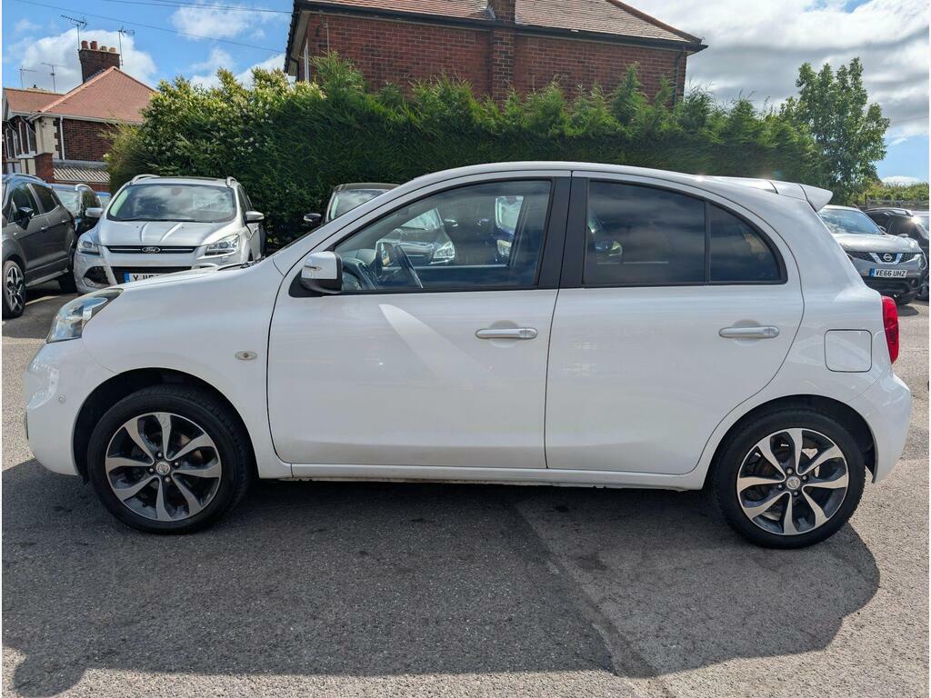 Nissan Micra 1.2 N-tec Euro 6 WO16UGT White #3