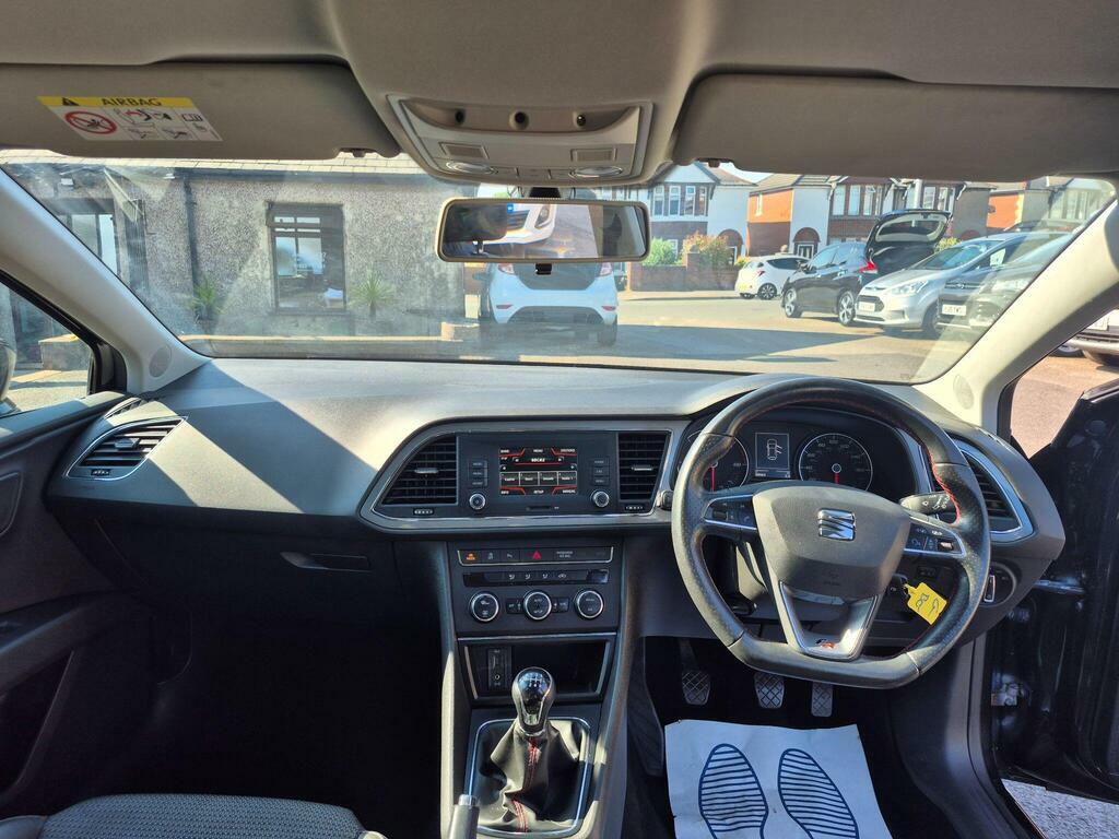 Seat Leon Estate 1.6 Tdi Cr Se Sport Tourer Euro 5 Ss Silver #9