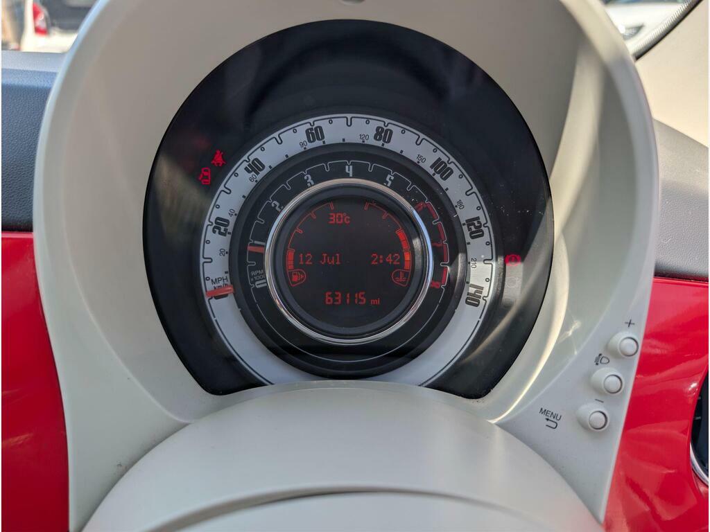 Fiat 500 Lounge 11,822 Miles Sunroof 2 Lady Pink #10