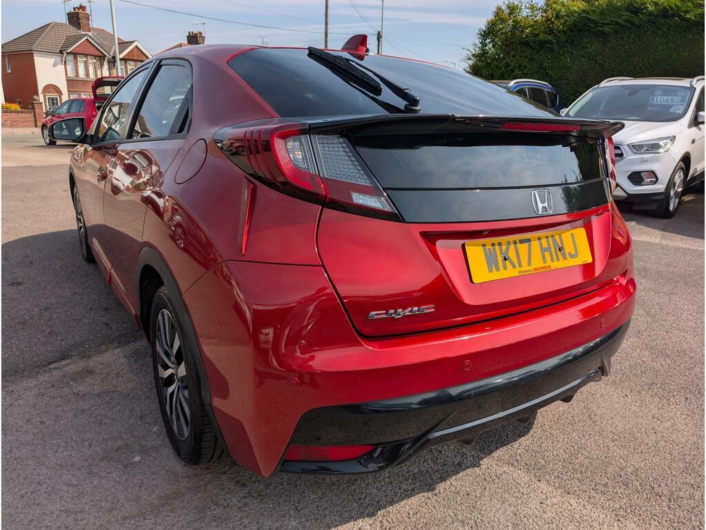 Honda Civic 1.6 I-dtec Sr Euro 5 S S WK17HNJ Red #5