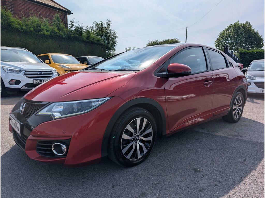 Honda Civic 1.6 I-dtec Sr Euro 5 S S WK17HNJ Red