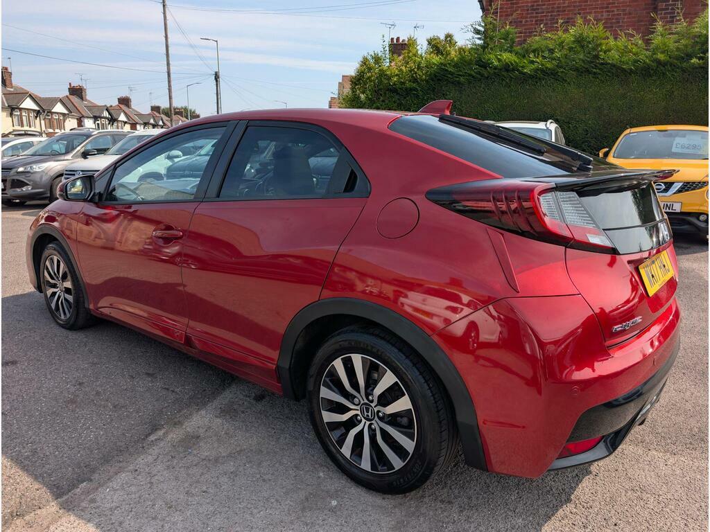 Honda Civic 1.6 I-dtec Sr Euro 5 S S WK17HNJ Red #4