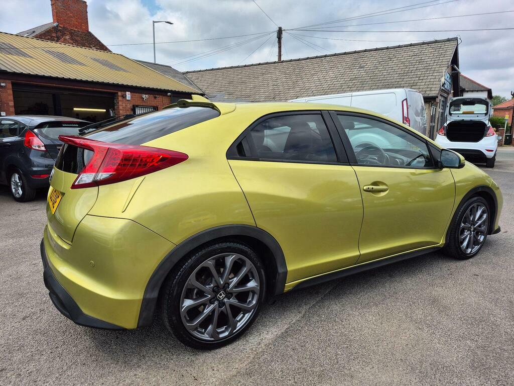 Honda Civic 2.2 I-dtec Ex Gt Euro 5 S S Yellow #5