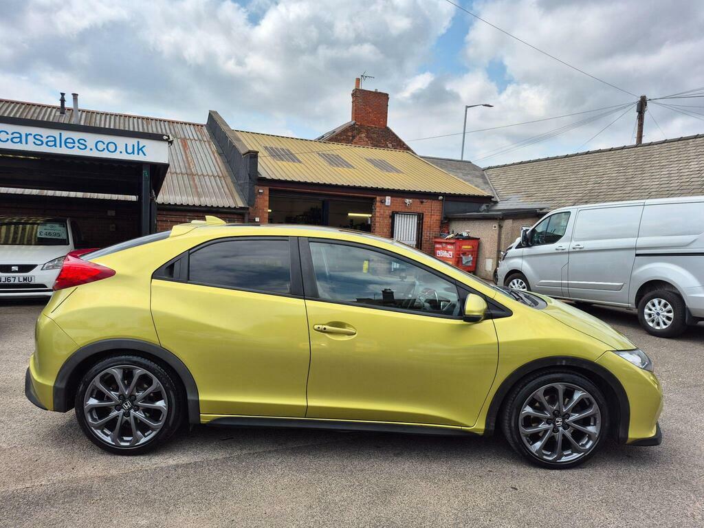 Honda Civic 2.2 I-dtec Ex Gt Euro 5 S S Yellow #6