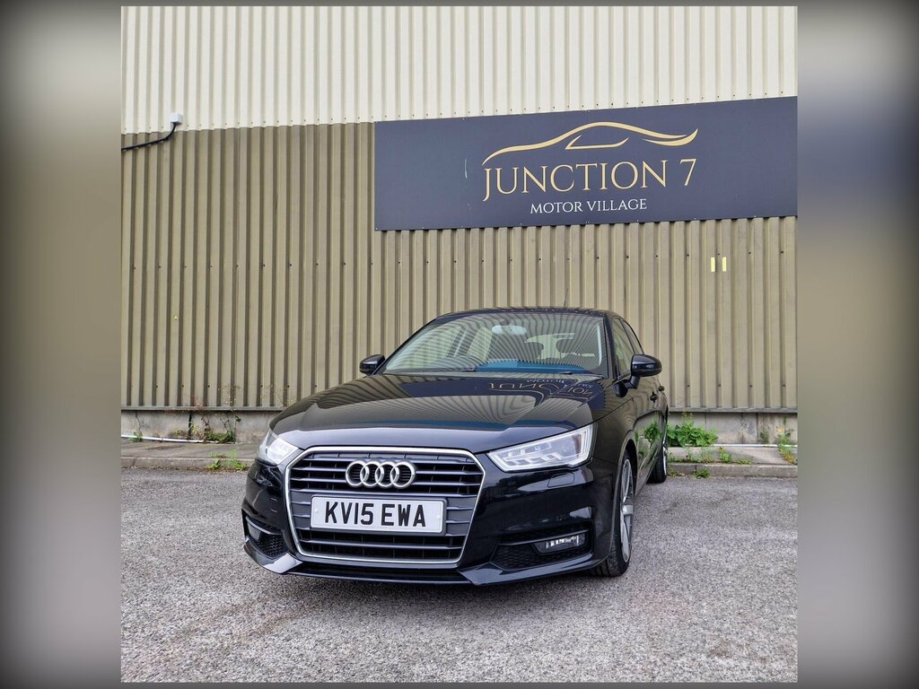 Audi A1 1.6 Tdi Sport Sportback S Tronic Euro 6 Ss Black #3