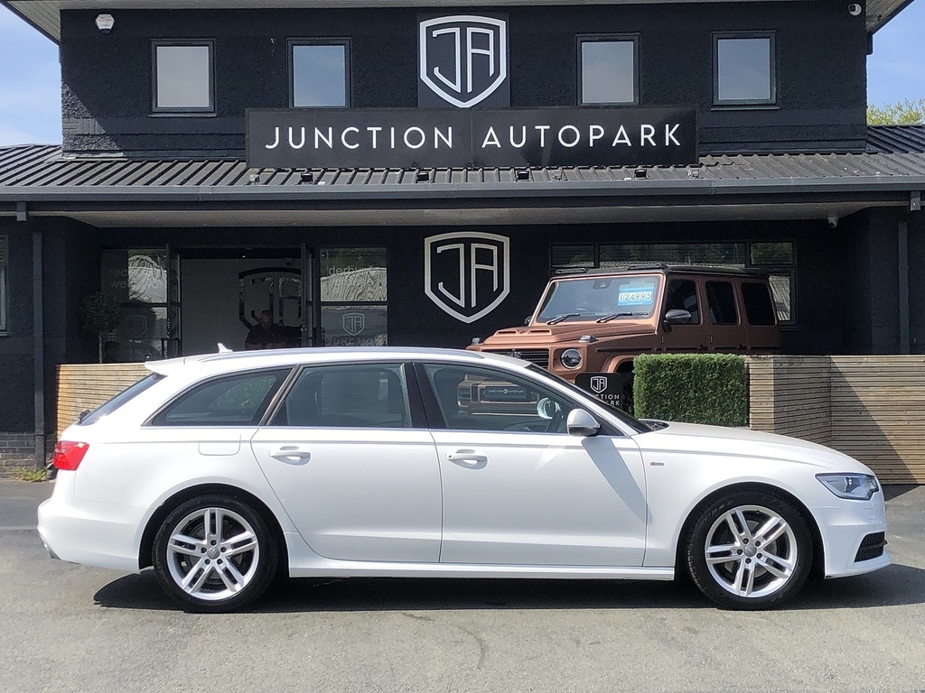 Audi A6 Avant Tdi Ultra S Line White #4