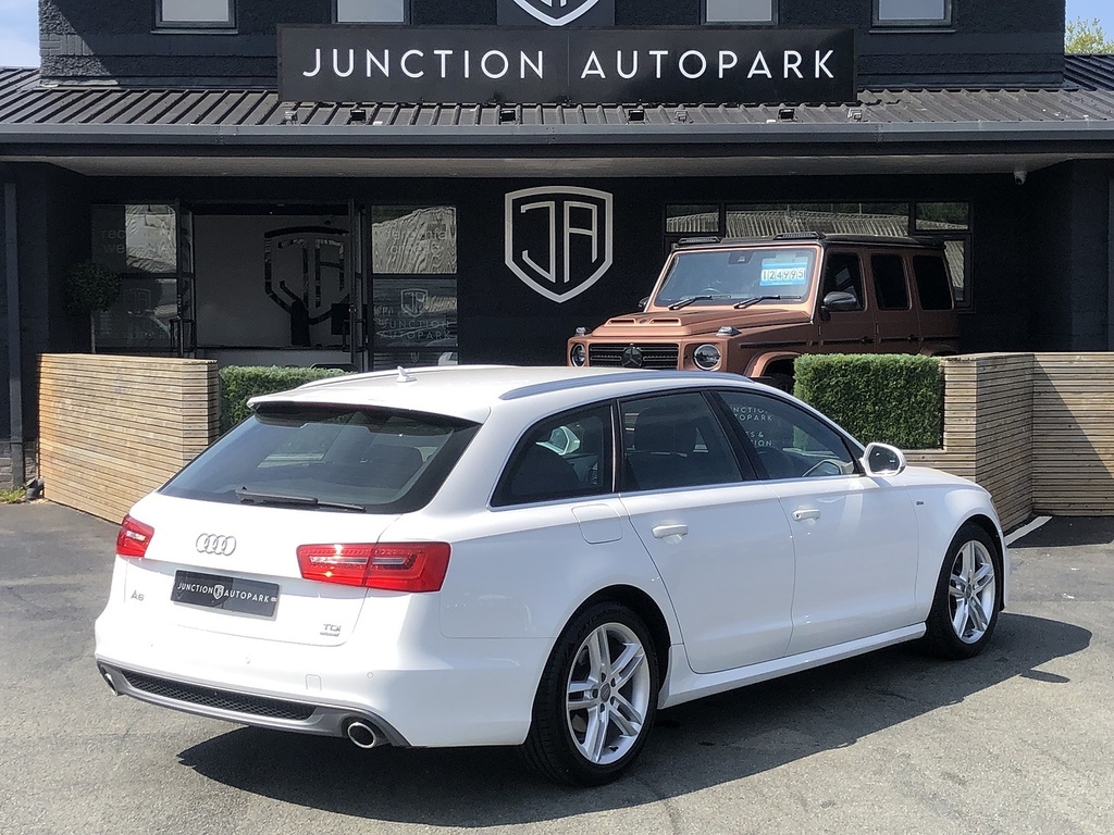 Audi A6 Avant Tdi Ultra S Line White #5