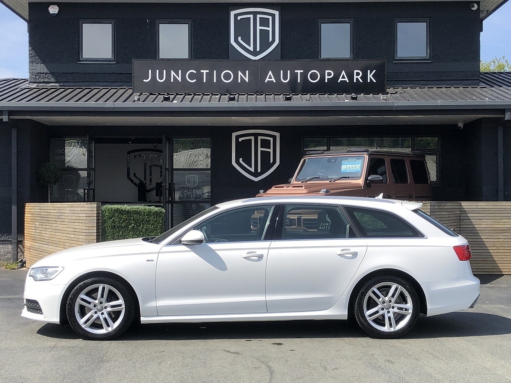 Audi A6 Avant Tdi Ultra S Line White #3