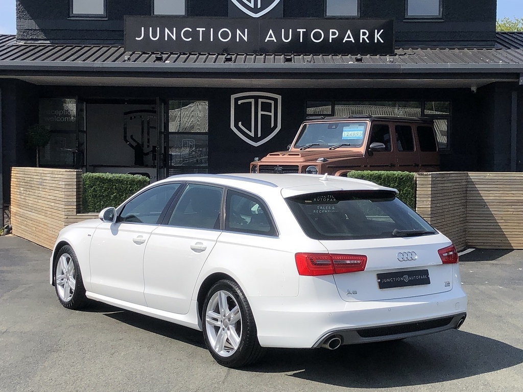 Audi A6 Avant Tdi Ultra S Line White #2