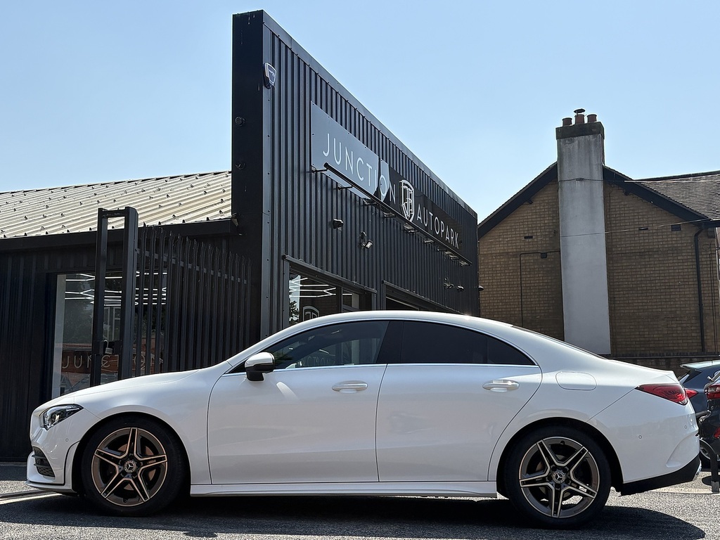 Mercedes-Benz CLA Class Cla180 Amg Line White #4