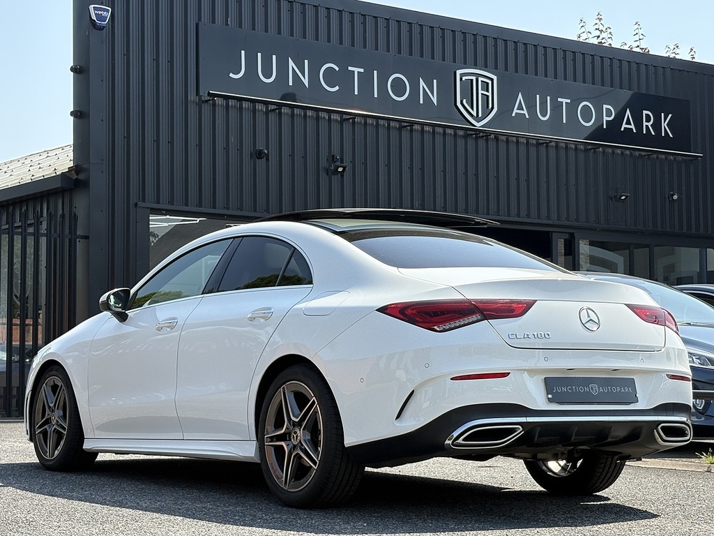 Mercedes-Benz CLA Class Cla180 Amg Line White #3