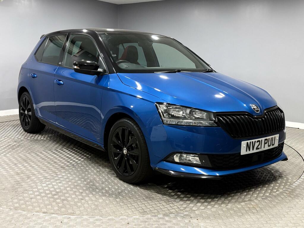 Skoda Fabia 1.0 Tsi Monte Carlo Euro 6 Ss NV21PUU Blue