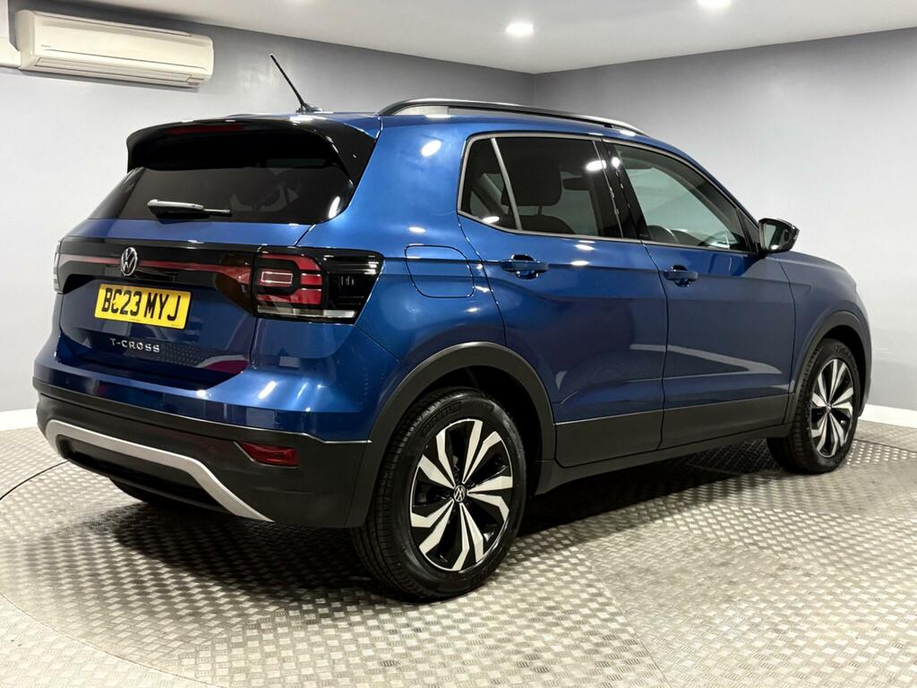 Volkswagen T-Cross 1.0 Tsi Black Edition Dsg Euro 6 Ss Blue #3