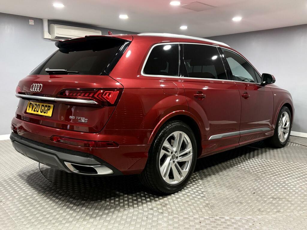 Audi Q7 3.0 Tfsie V6 55 S Line Suv Plug-in Hybr Red #3