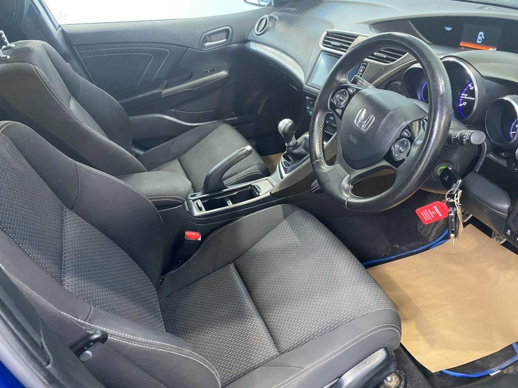 Honda Civic 1.6 I-dtec Sport Navi 118 Bhp Long Mot 0 Tax White #10