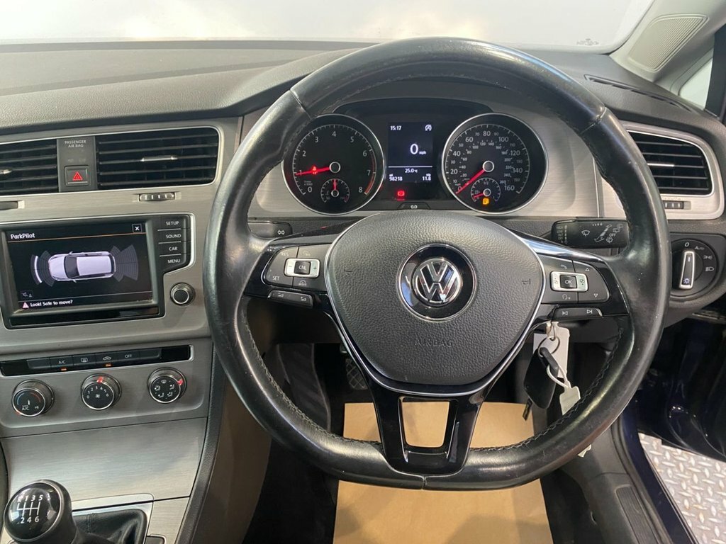Volkswagen Golf Hatchback Blue #12