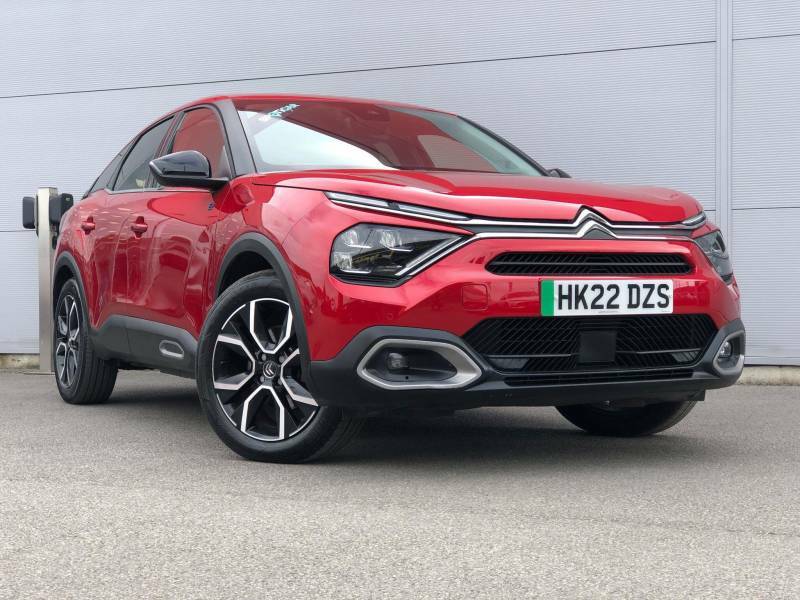 Citroen e-C4 50Kwh Shine Plus 7.4Kw Charger - 2022 Red