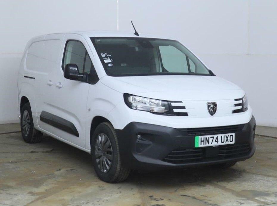 Peugeot E-Partner 100Kw 52Kwh Asphalt Van White