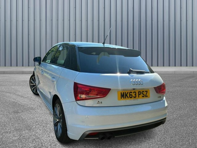 Audi A1 1.4 Tfsi S Line Sportback S Tronic Euro MK63PSZ White #4