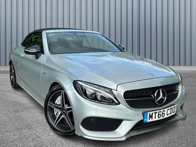 Mercedes-Benz C Class 3.0 C43 V6 Amg Premium Plus Cabriolet G-tronic Silver