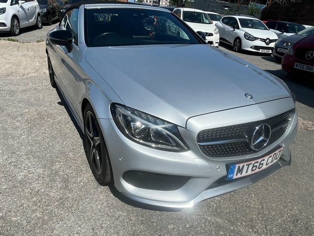 Mercedes-Benz C Class 3.0 C43 V6 Amg Premium Plus Cabriolet G-tronic Silver
