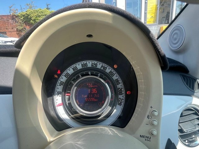 Fiat 500 Hatchback White #12