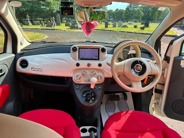 Fiat 500 1.2 Lounge Dualogic Euro 4 LA13SFV White #6