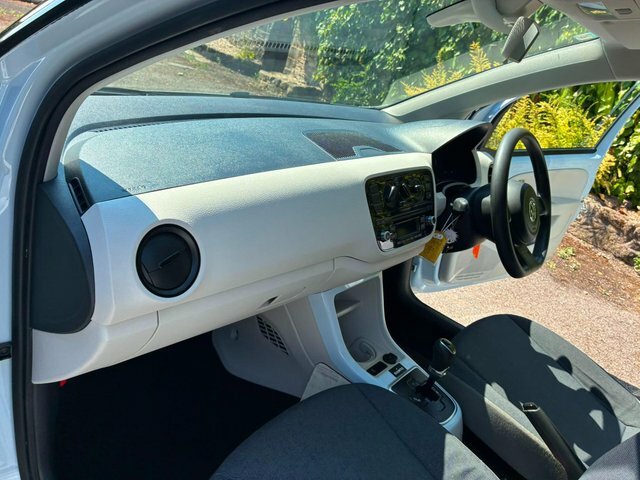 Volkswagen Up Hatchback White #11