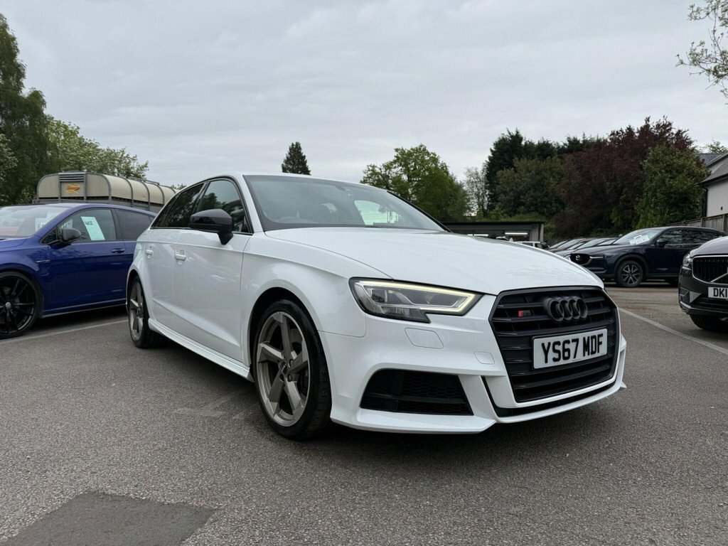 Audi S3 2.0 Tfsi Black Edition Sportback S Tronic Quattro White