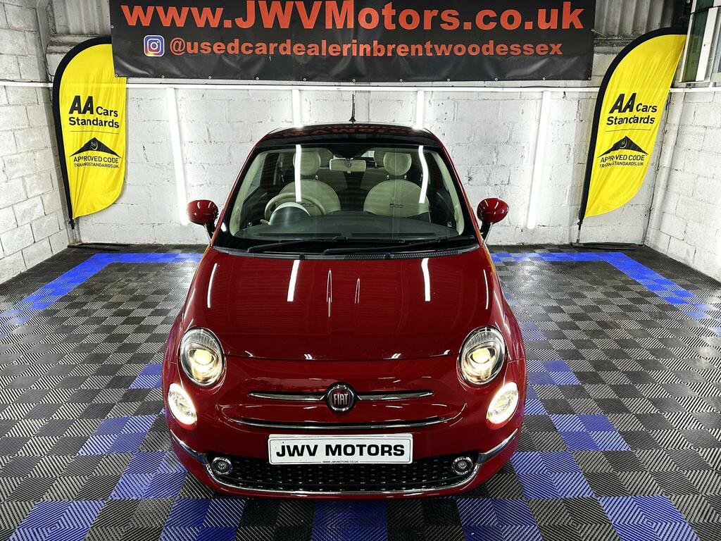 Fiat 500 1.2 Lounge Euro 6 Ss EF66GFA Red #4