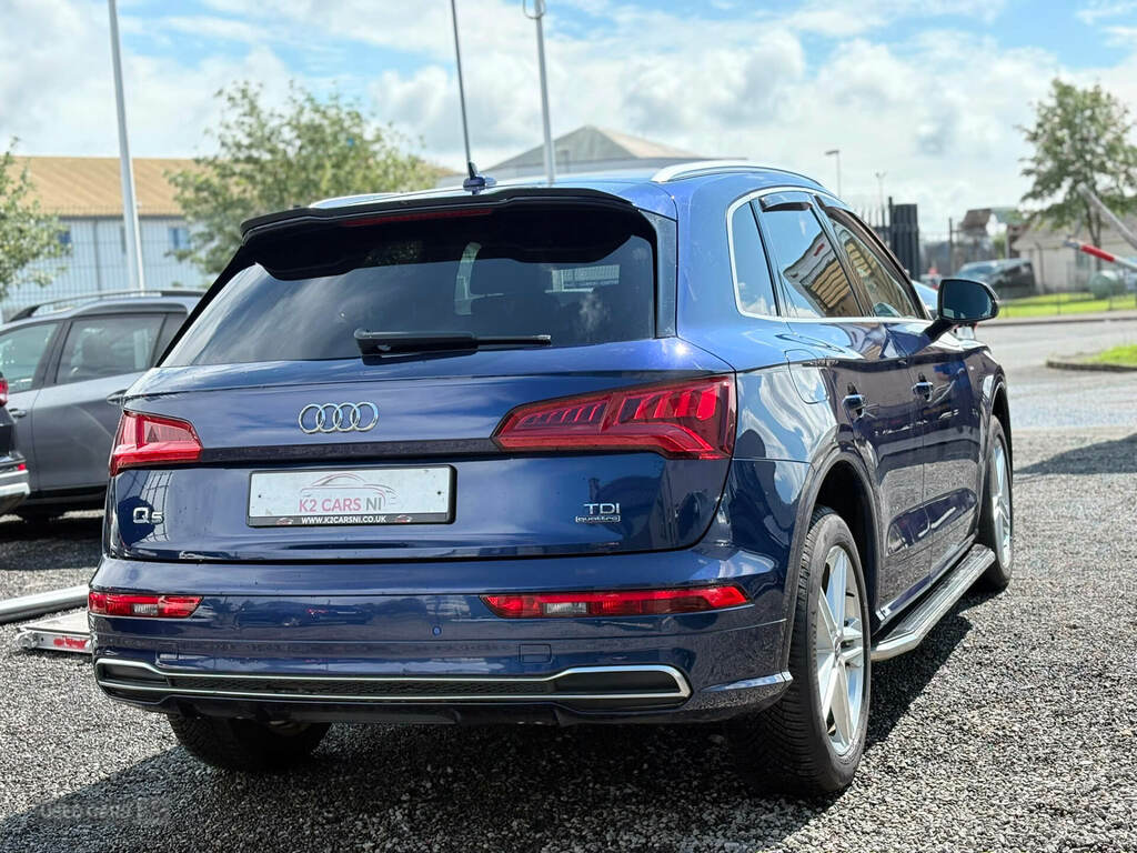 Audi Q5 2.0 Tdi Quattro S Line S Tronic SX17CKV Blue #3
