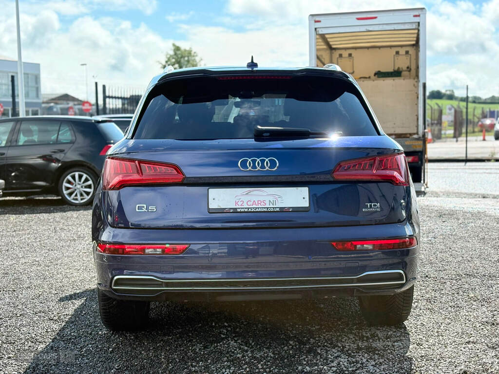 Audi Q5 2.0 Tdi Quattro S Line S Tronic SX17CKV Blue #5