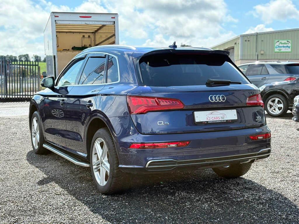 Audi Q5 2.0 Tdi Quattro S Line S Tronic SX17CKV Blue #6